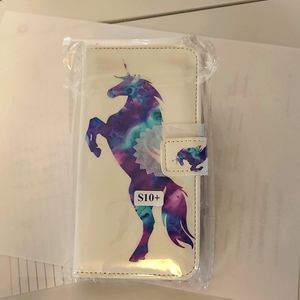Unicorn Wallet Case for S10+